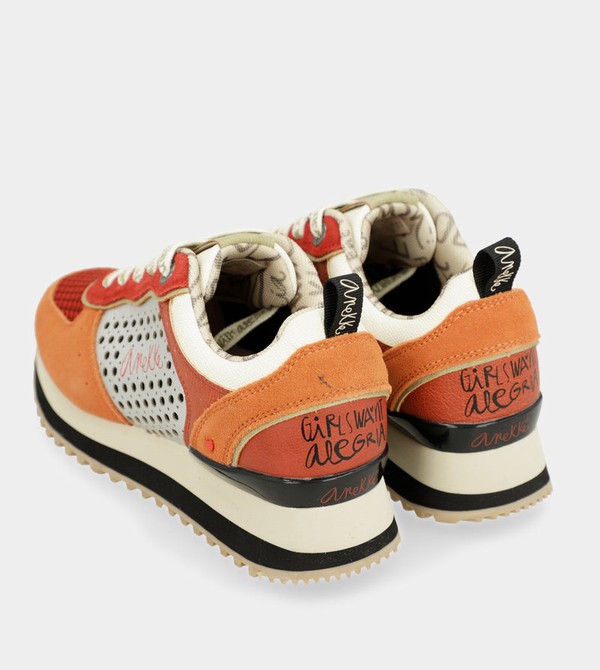 Anekke Red Platform Cipő | ZHBA39186