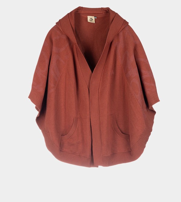 Anekke Red Poncho-style Kabát | FWYX94752