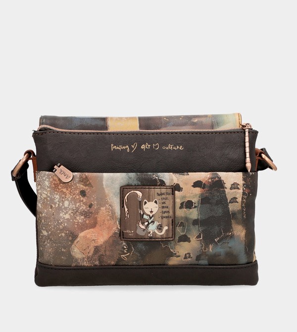 Anekke Shōen 3 Compartment Flap Crossbody Táska | PJRC37512