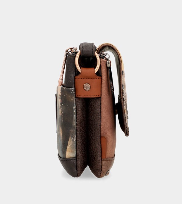 Anekke Shōen 3 Compartment Flap Crossbody Táska | PJRC37512