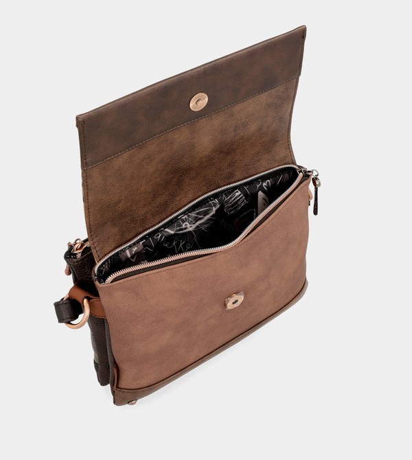 Anekke Shōen 3 Compartment Flap Crossbody Táska | PJRC37512