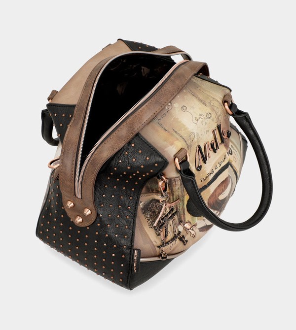 Anekke Shōen Large Black Crossbody Táska | BLZH82104