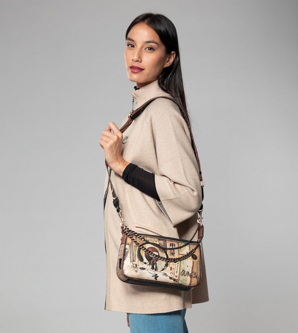 Anekke Shōen Metaluette Crossbody Táska | ADNR65980
