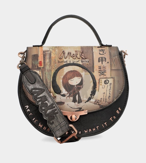 Anekke Shōen Oval With Flap Crossbody Táska | SPXK54862