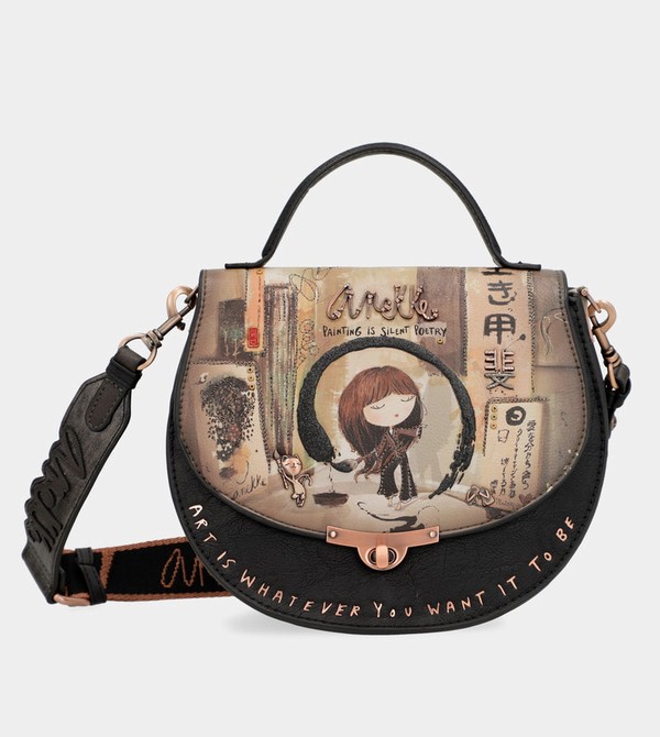 Anekke Shōen Oval With Flap Kézitáska | HBTW79581