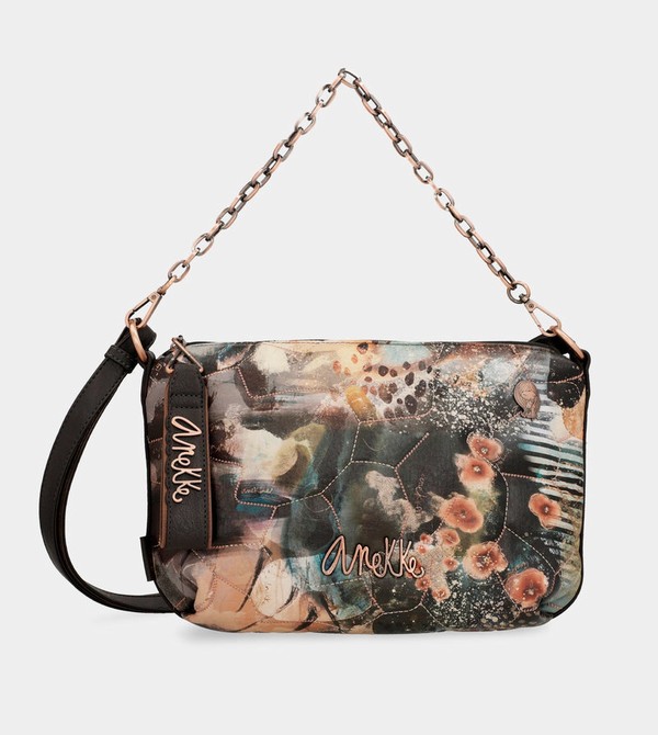Anekke Shōen Padded With Metallic Crossbody Táska | MRIX91450
