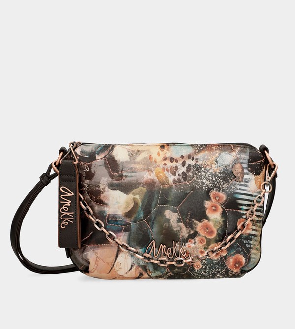 Anekke Shōen Padded With Metallic Crossbody Táska | MRIX91450