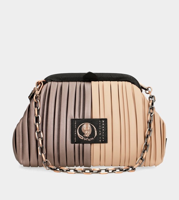 Anekke Shōen Palette Pleated Bowler Crossbody Táska | JQBZ95706