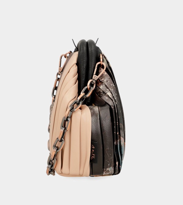 Anekke Shōen Palette Pleated Bowler Crossbody Táska | JQBZ95706