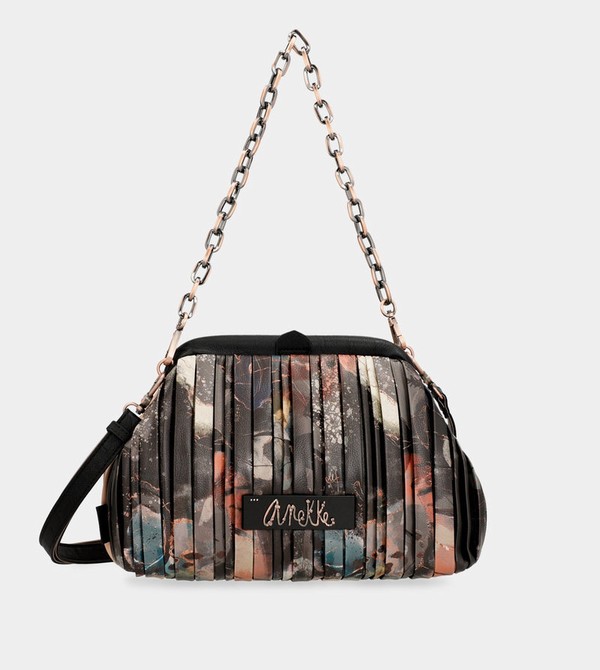 Anekke Shōen Palette Pleated Bowler Crossbody Táska | JQBZ95706