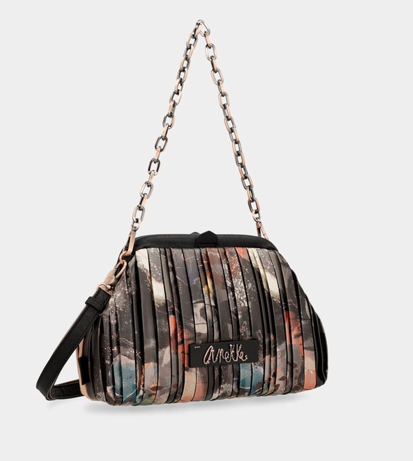 Anekke Shōen Palette Pleated Bowler Crossbody Táska | JQBZ95706