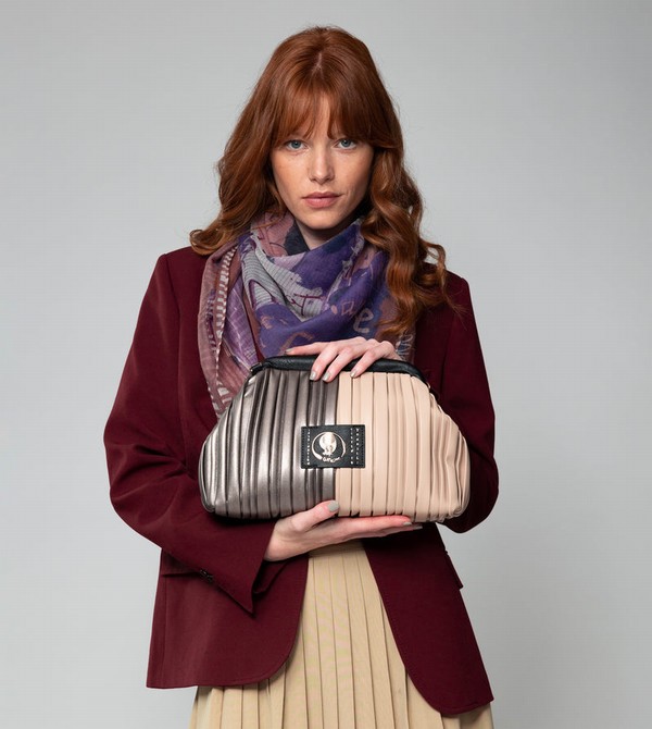 Anekke Shōen Palette Pleated Bowler Válltáskák | GHMZ75109