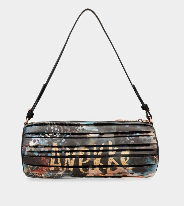 Anekke Shōen Palette Pleated Cylindrical Crossbody Táska | JLZR07219
