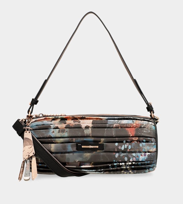Anekke Shōen Palette Pleated Cylindrical Crossbody Táska | JLZR07219