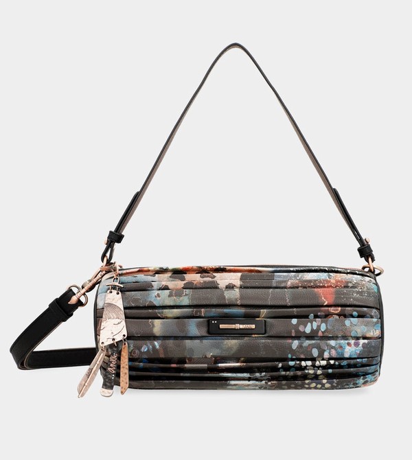 Anekke Shōen Palette Pleated Cylindrical Crossbody Táska | JLZR07219