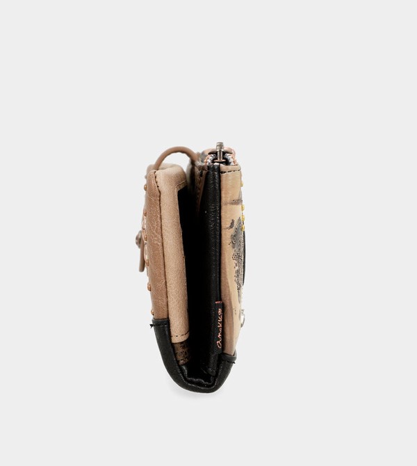 Anekke Shōen Shōen Large Black Flexible Rfid Pénztárca | CDVT78501
