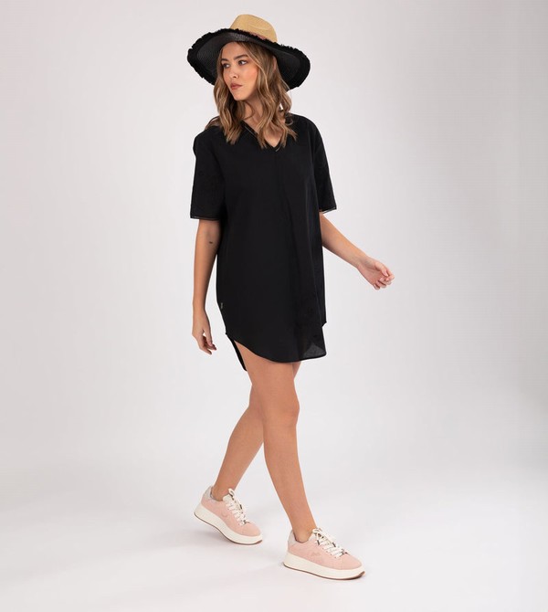 Anekke Short Black Ruha | LGDE06421
