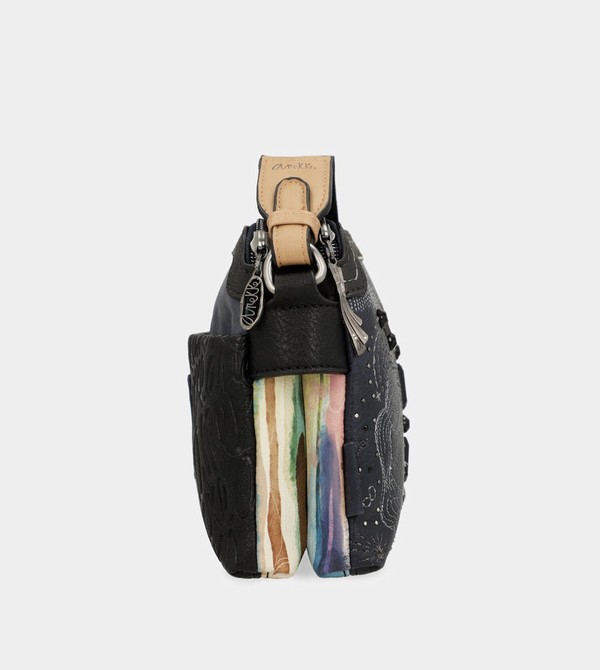 Anekke Studio Navy Blue 2-compartment Crossbody Táska | CJFV37026