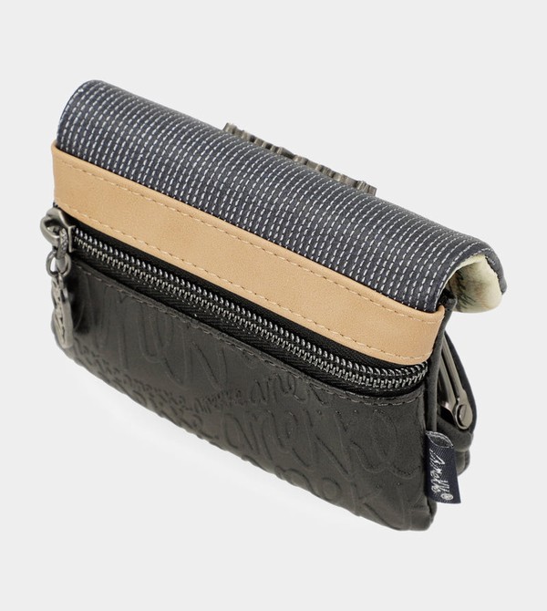 Anekke Studio Navy Blue Coin With Flap Pénztárca | FCLV19548