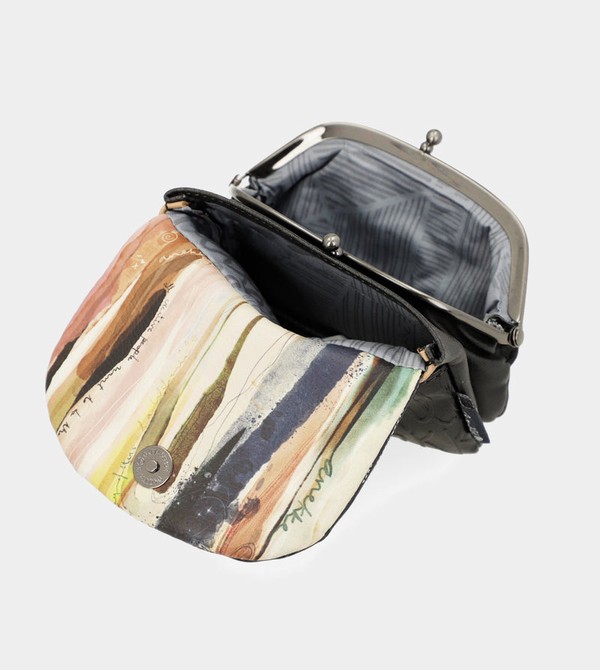 Anekke Studio Navy Blue Coin With Flap Pénztárca | FCLV19548