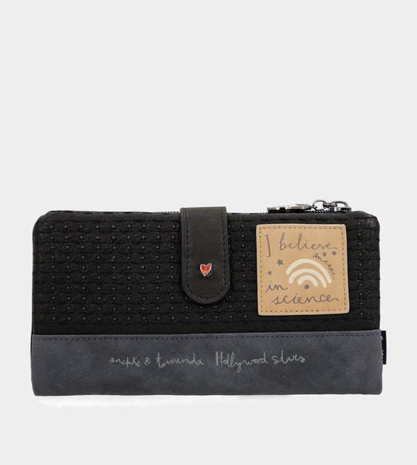 Anekke Studio Navy Blue Flexible Large Rfid Pénztárca | MHVZ08927
