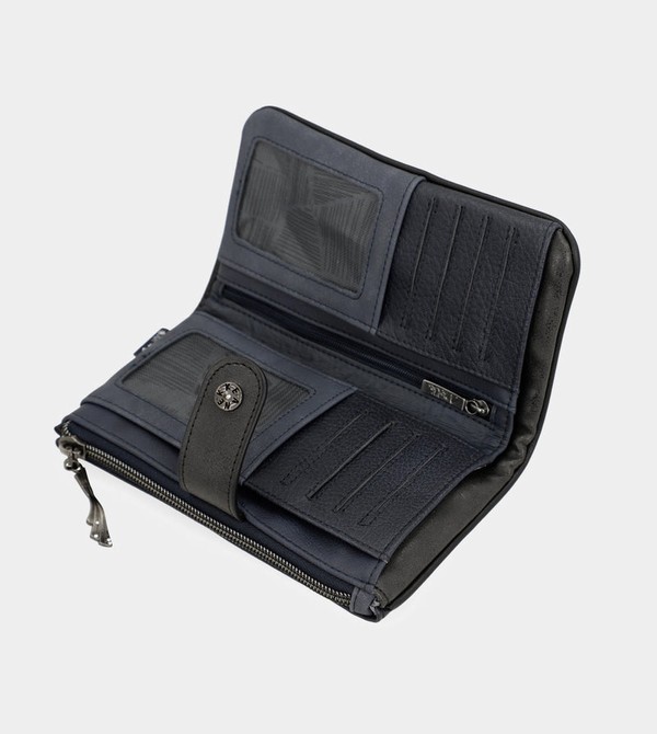 Anekke Studio Navy Blue Flexible Rfid Pénztárca | JEQW41870