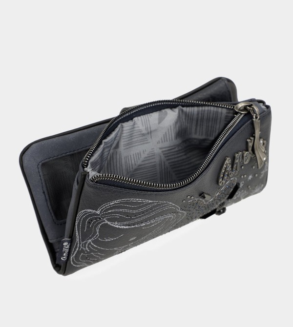 Anekke Studio Navy Blue Flexible Rfid Pénztárca | JEQW41870