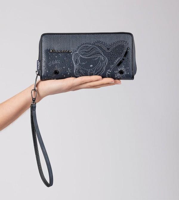 Anekke Studio Navy Blue Large Rfid Pénztárca | GKLW02159