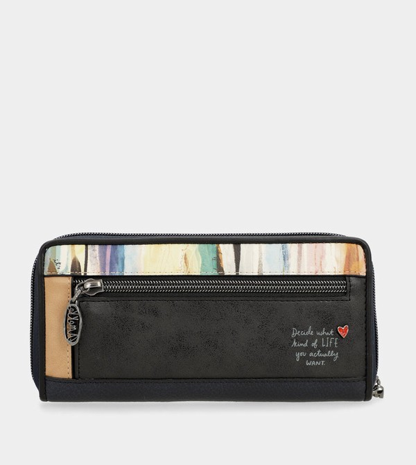 Anekke Studio Navy Blue Large Rfid Pénztárca | GKLW02159