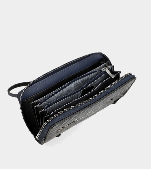 Anekke Studio Navy Blue Large Rfid Pénztárca | GKLW02159