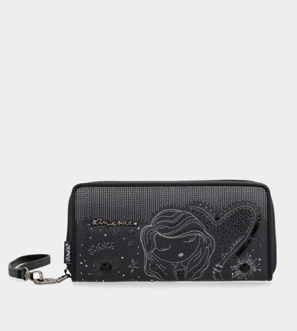 Anekke Studio Navy Blue Large Rfid Pénztárca | GKLW02159