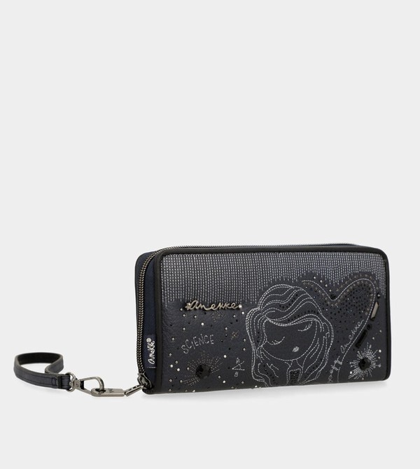 Anekke Studio Navy Blue Large Rfid Pénztárca | GKLW02159