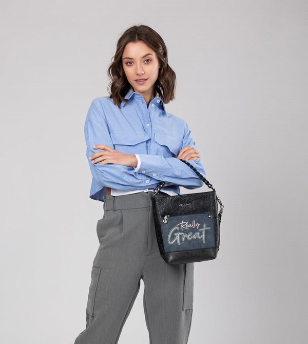 Anekke Studio Navy Blue Medium Válltáskák | ZWDI35901