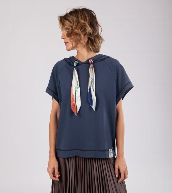 Anekke Studio Navy Blue Sleeveless Pulóverek | XPTJ69058