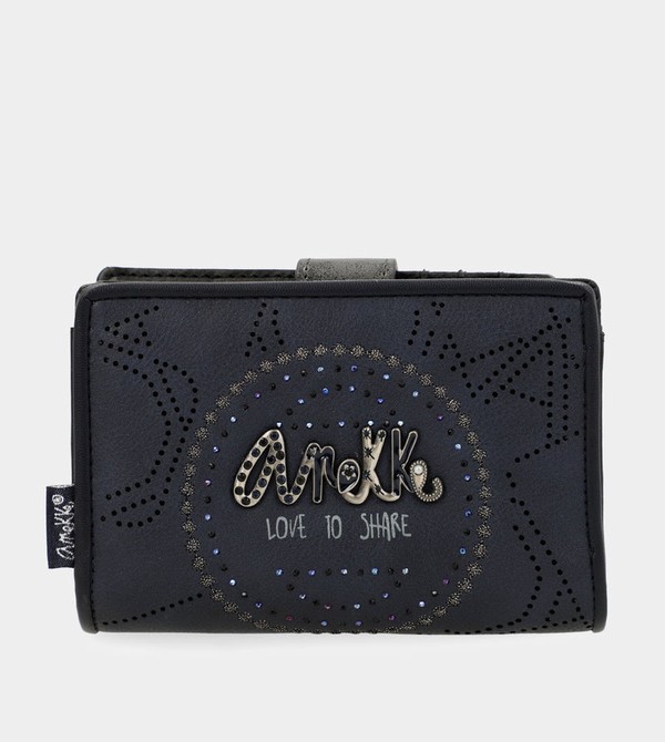 Anekke Studio Navy Blue Small Rfid Pénztárca | VSIP70541