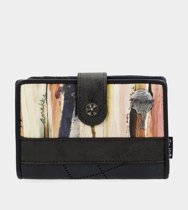 Anekke Studio Navy Blue Small Rfid Pénztárca | VSIP70541