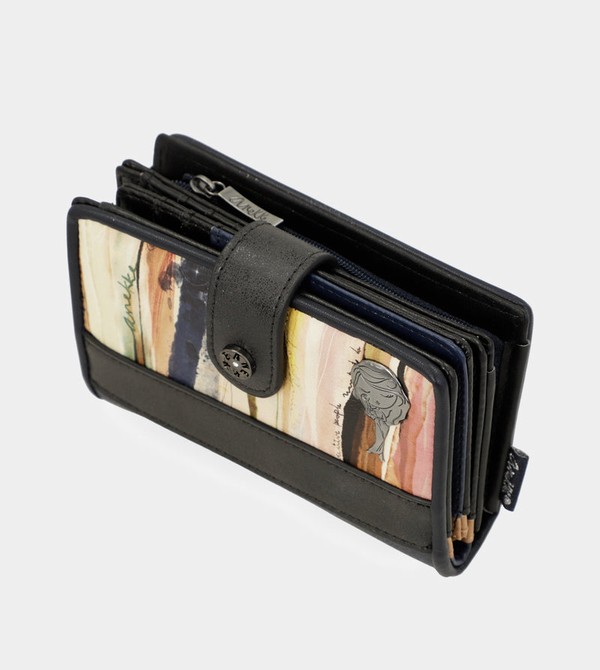 Anekke Studio Navy Blue Small Rfid Pénztárca | VSIP70541