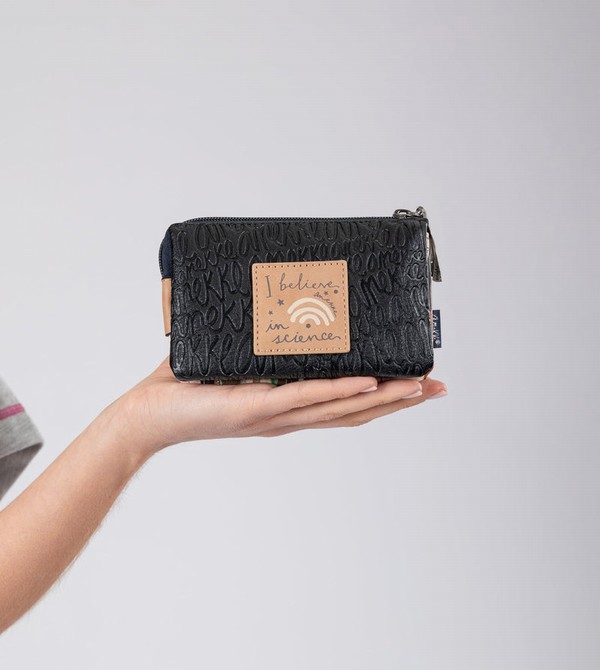 Anekke Studio Navy Blue Triple Coin Pénztárca | EUMK05892