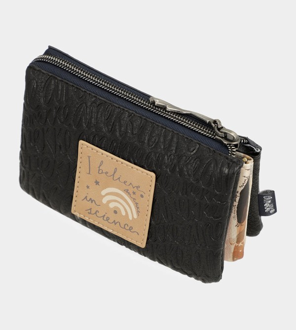 Anekke Studio Navy Blue Triple Coin Pénztárca | EUMK05892