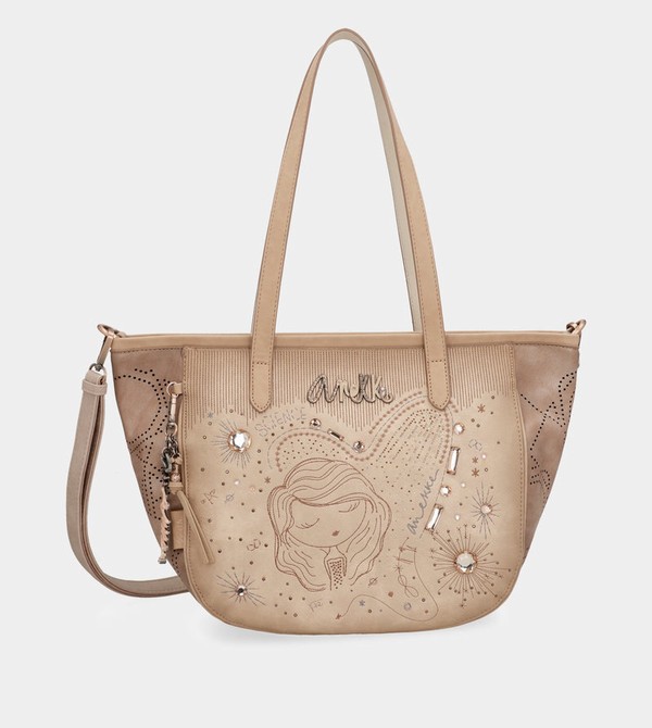 Anekke Studio Nude Large Shopper Crossbody Táska | QUHD46283