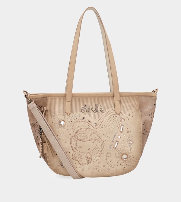 Anekke Studio Nude Large Shopper Crossbody Táska | QUHD46283