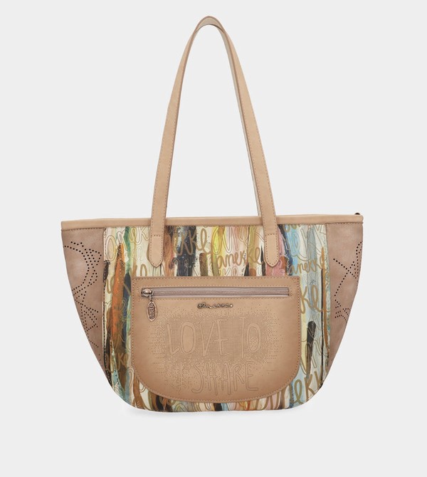 Anekke Studio Nude Large Shopper Crossbody Táska | QUHD46283