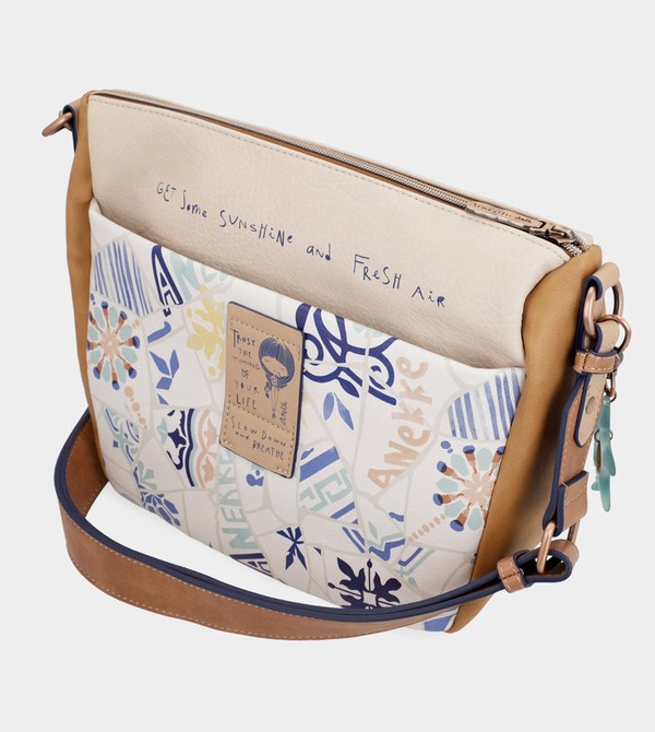 Anekke Sunrise Tile Print Crossbody Táska | ZGQL40239