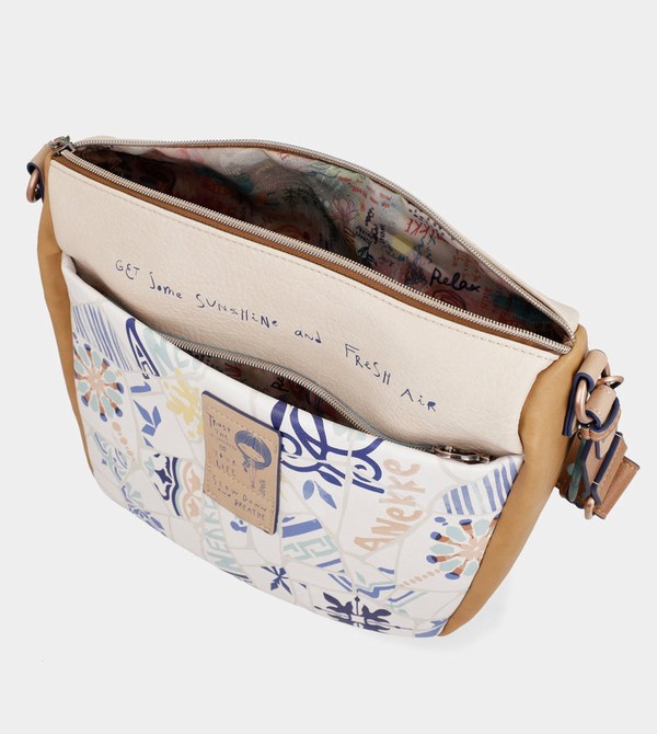 Anekke Sunrise Tile Print Crossbody Táska | ZGQL40239