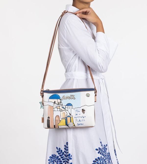 Anekke Sunrise Triple Compartment Crossbody Táska | VWQD81509