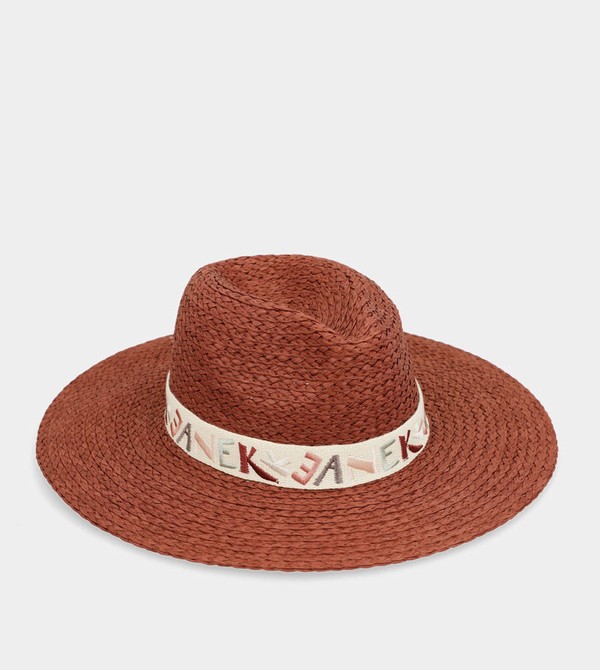 Anekke Terracotta Raffia Kalap | WJGO73980