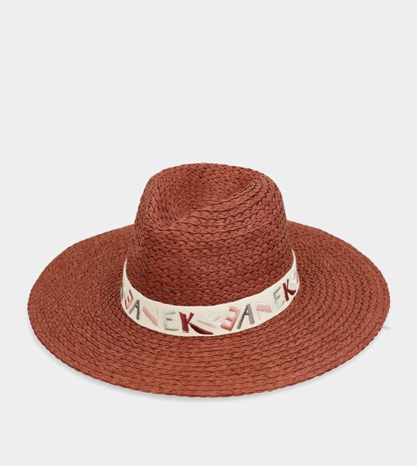 Anekke Terracotta Raffia Kalap | WJGO73980