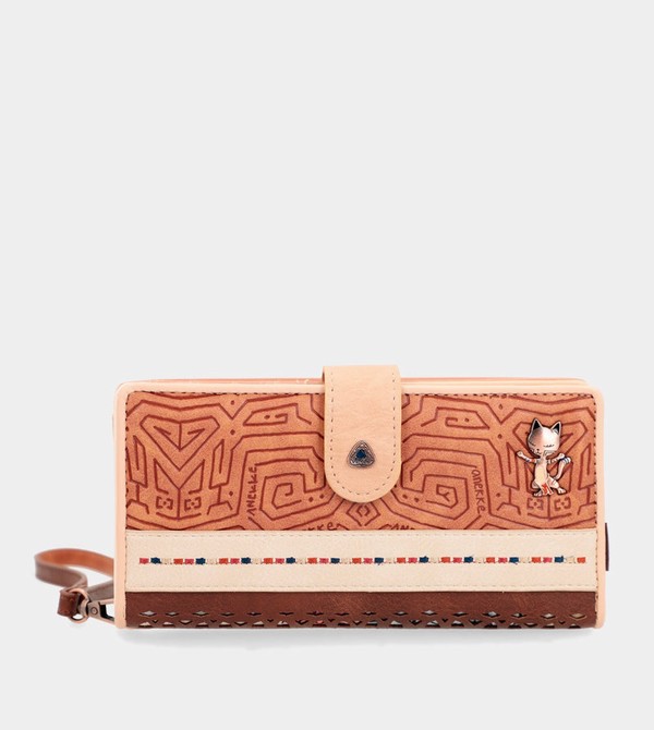 Anekke Tribe Large Brown Rfid Pénztárca | LXZF41305