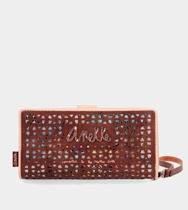 Anekke Tribe Large Brown Rfid Pénztárca | LXZF41305