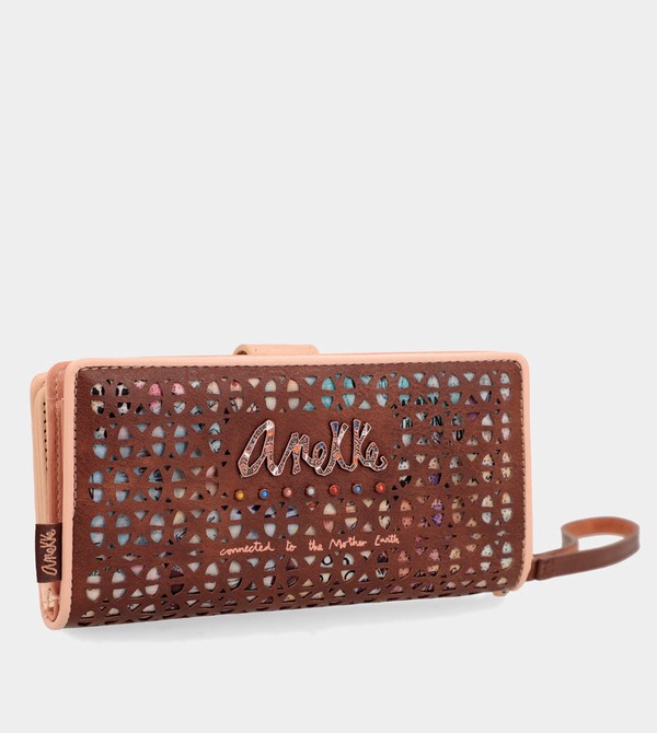 Anekke Tribe Large Brown Rfid Pénztárca | LXZF41305